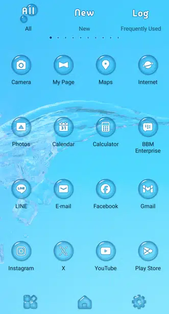 Cool Splash Drawer (App list)