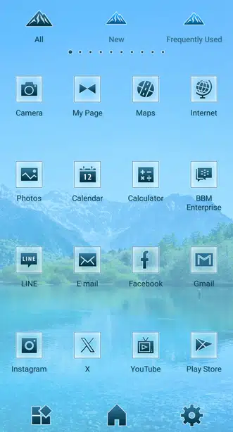 Kamikochi's Taisho Pond Drawer (App list)