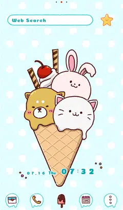 Ice Cream Friends  Home Screen