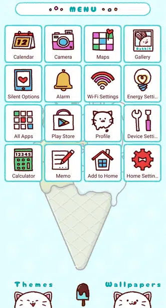 Ice Cream Friends Menu
