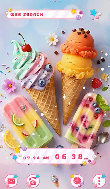 Sweet Gelato Home Screen