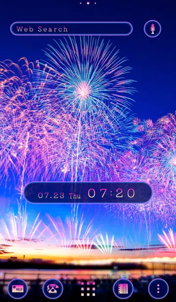 Nagaoka Fireworks Home Screen