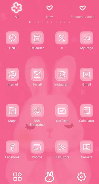 Bunny's Naptime Drawer (App list)