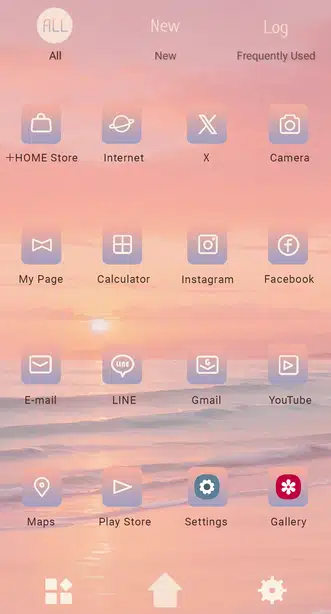 Sunset Resort Drawer (App list)