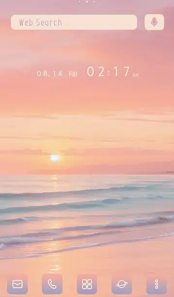 Sunset Resort Home Screen