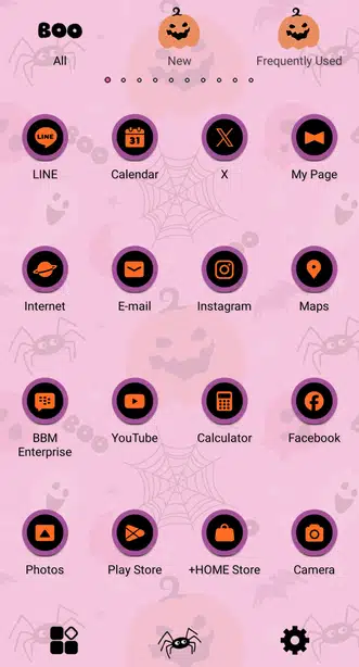Halloween Sweets Drawer (App list)