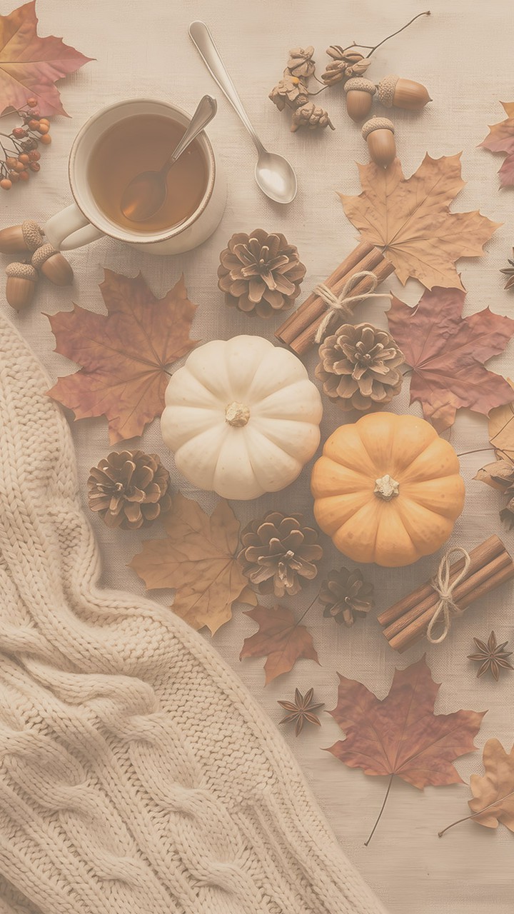 秋のぬくもりと紅茶の時間