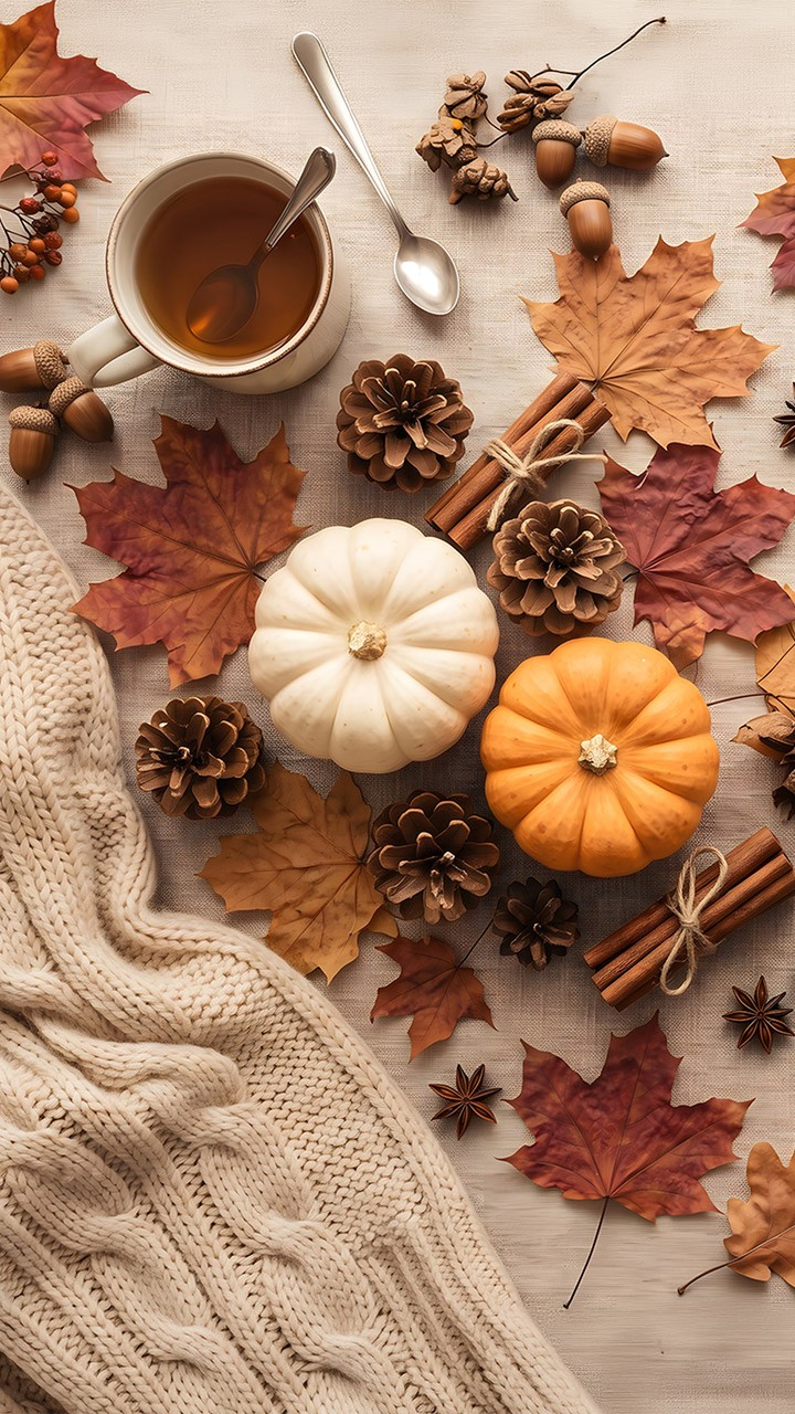 秋のぬくもりと紅茶の時間