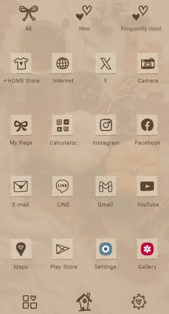 Fall Tea Time Drawer (App list)