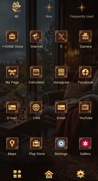 Cozy Rainy Days Drawer (App list)