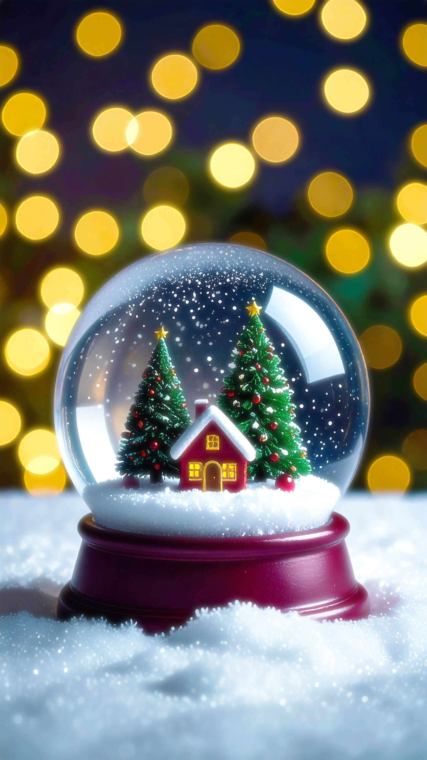 スノードームに閉じ込めたクリスマスの風景